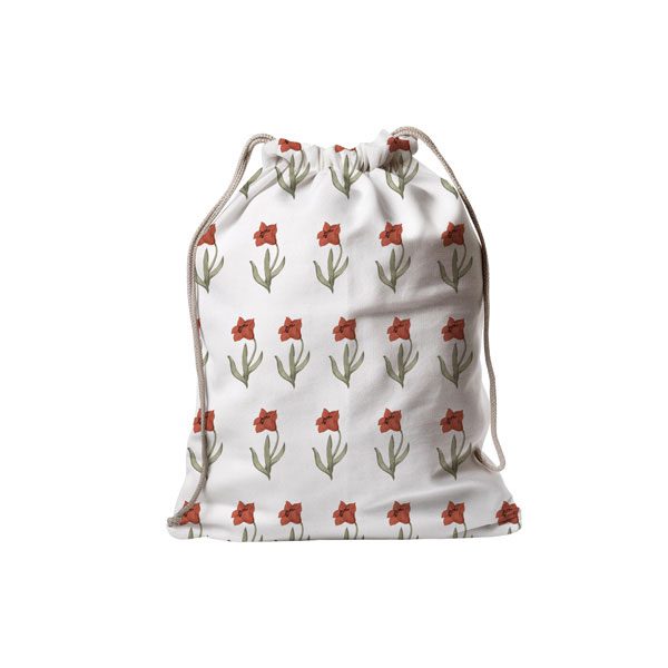 AOP Drawstring Bag Pattern 01 Red