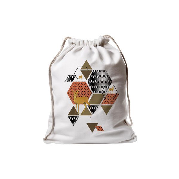 Doe A Deer | Unisex Drawstring Bag 02