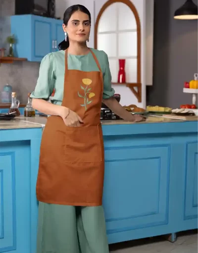 Canvas Apron Genda Khaki