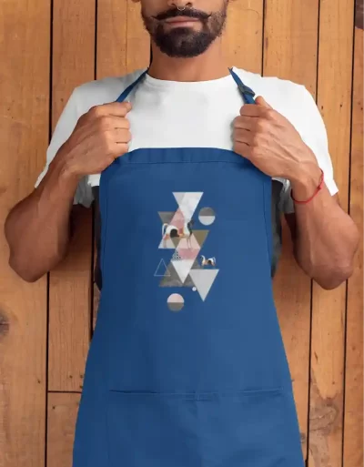 Canvas Apron Kala Ghoda Navy Blue