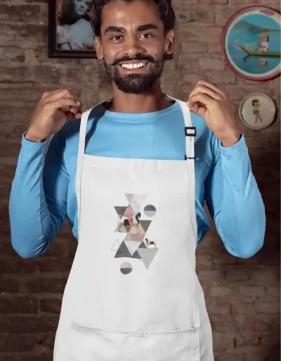 Canvas Apron Kala Ghoda White