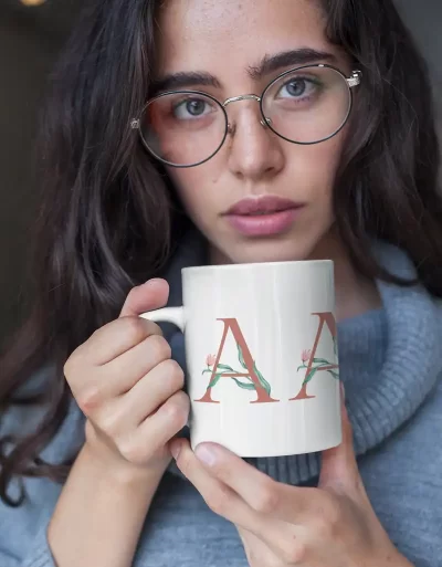 Coffee Mug Alphabet A Cvr