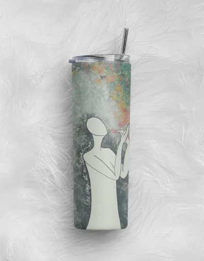 Skinny Tumbler | One Day At A Time