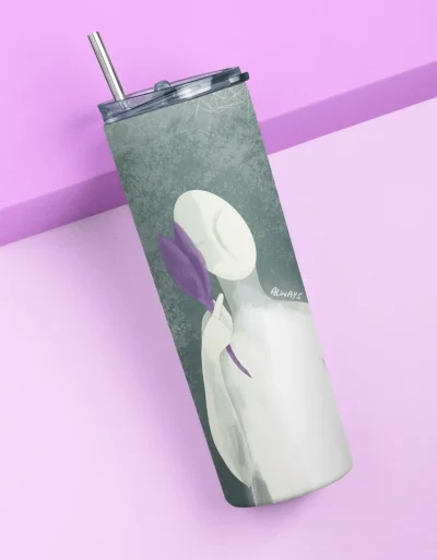 Skinny Tumbler | Stop To Smell The Flowers