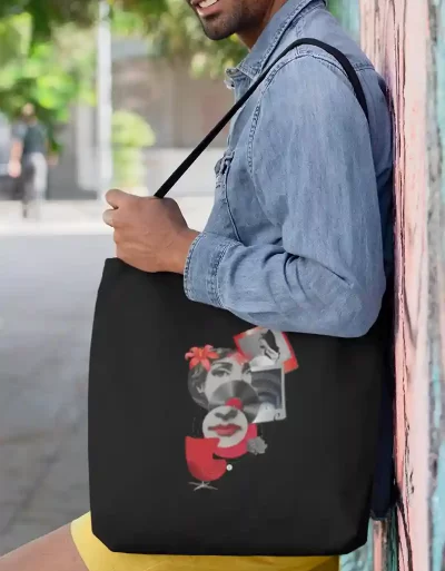 Totebag Ruby Black CVR