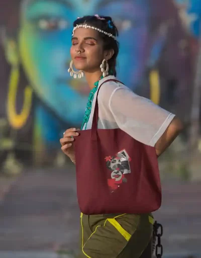 Totebag Ruby Maroon CVR